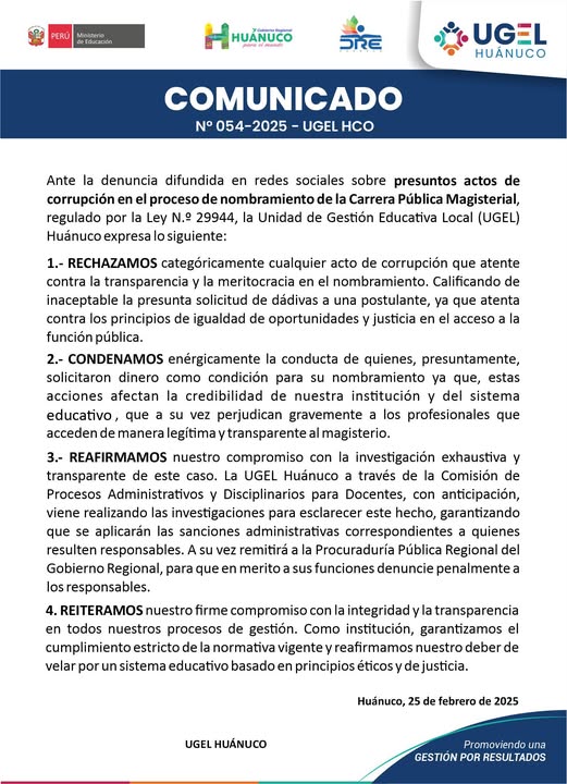 👉 #Comunicado